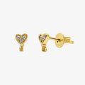 Key To My Heart Earrings - Vantage Jewelry