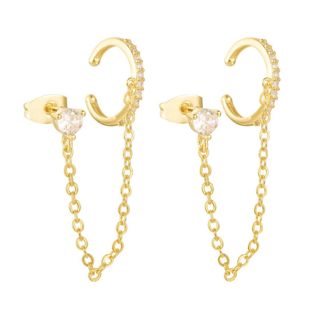 Hooked On You Earring/Earcuff - Vantage Jewelry