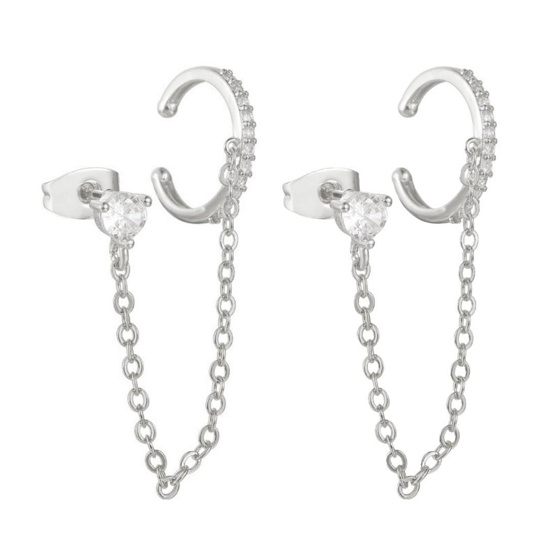 Hooked On You Earring/Earcuff - Vantage Jewelry