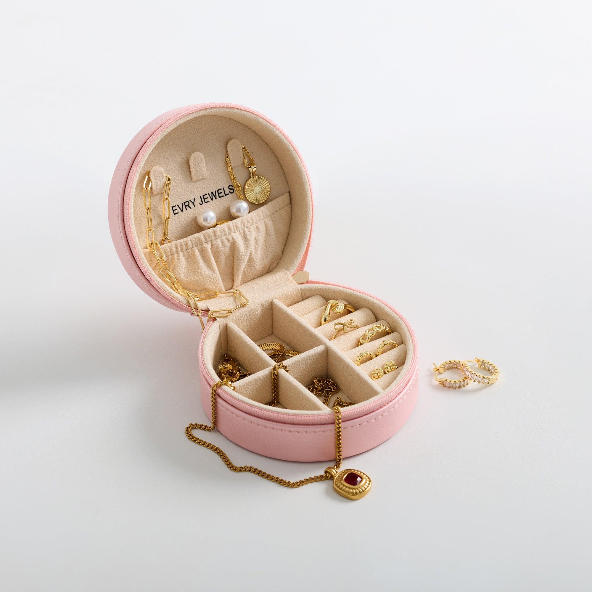 Mini Round Jewelry Box - Vantage Jewelry