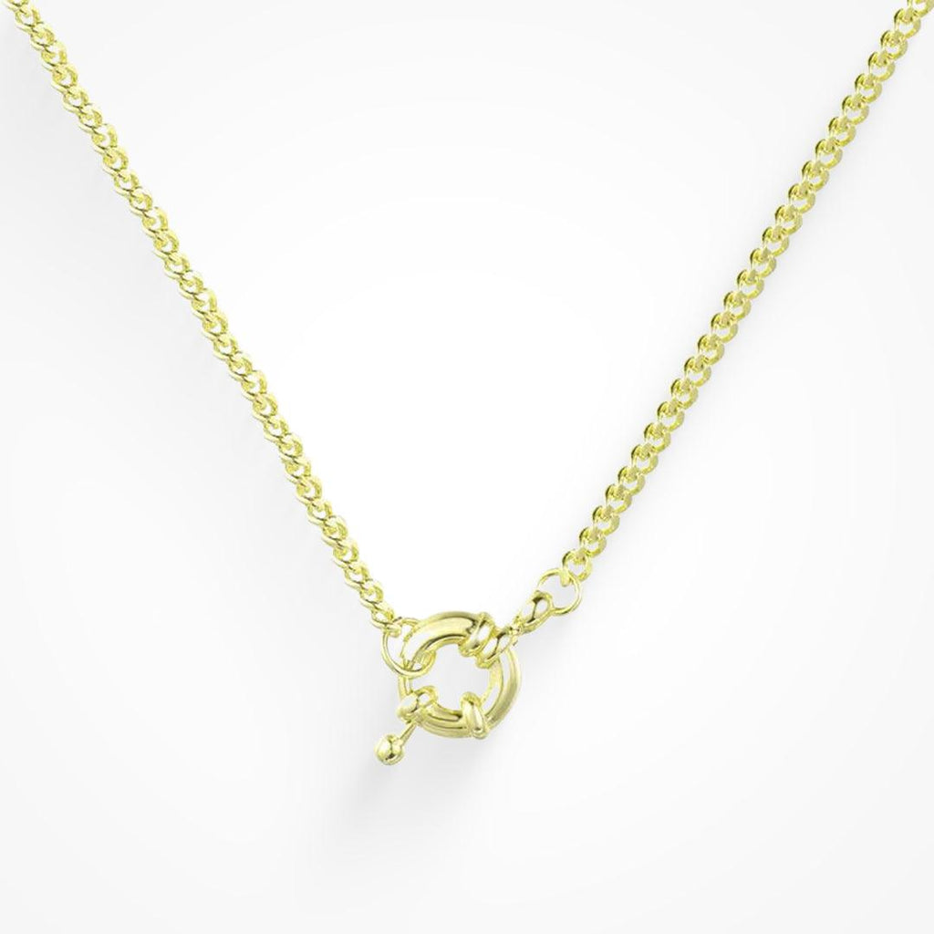Locked In The Loop Necklace - Vantage Jewelry