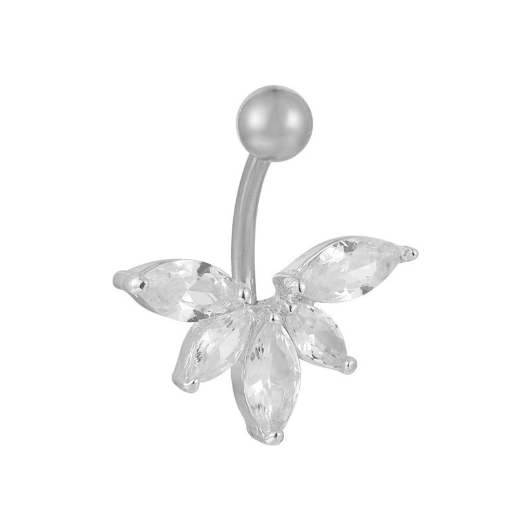 Lotus Belly Ring - Vantage Jewelry