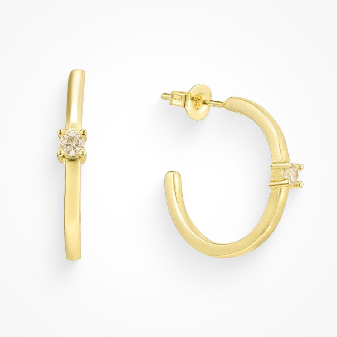 Martini Hoops - Vantage Jewelry