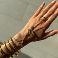 Moonlit Serpent Hand Chain - Vantage Jewelry