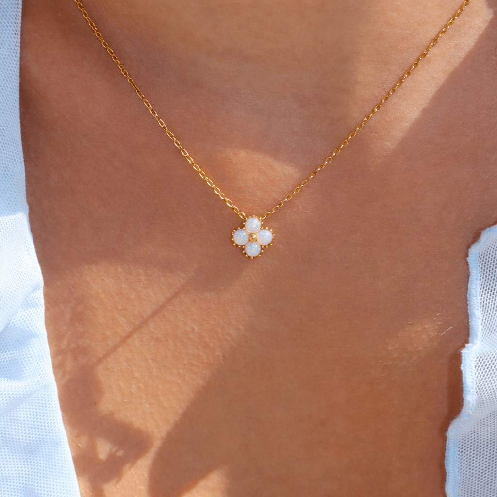 Opal Blossom Necklace - Vantage Jewelry