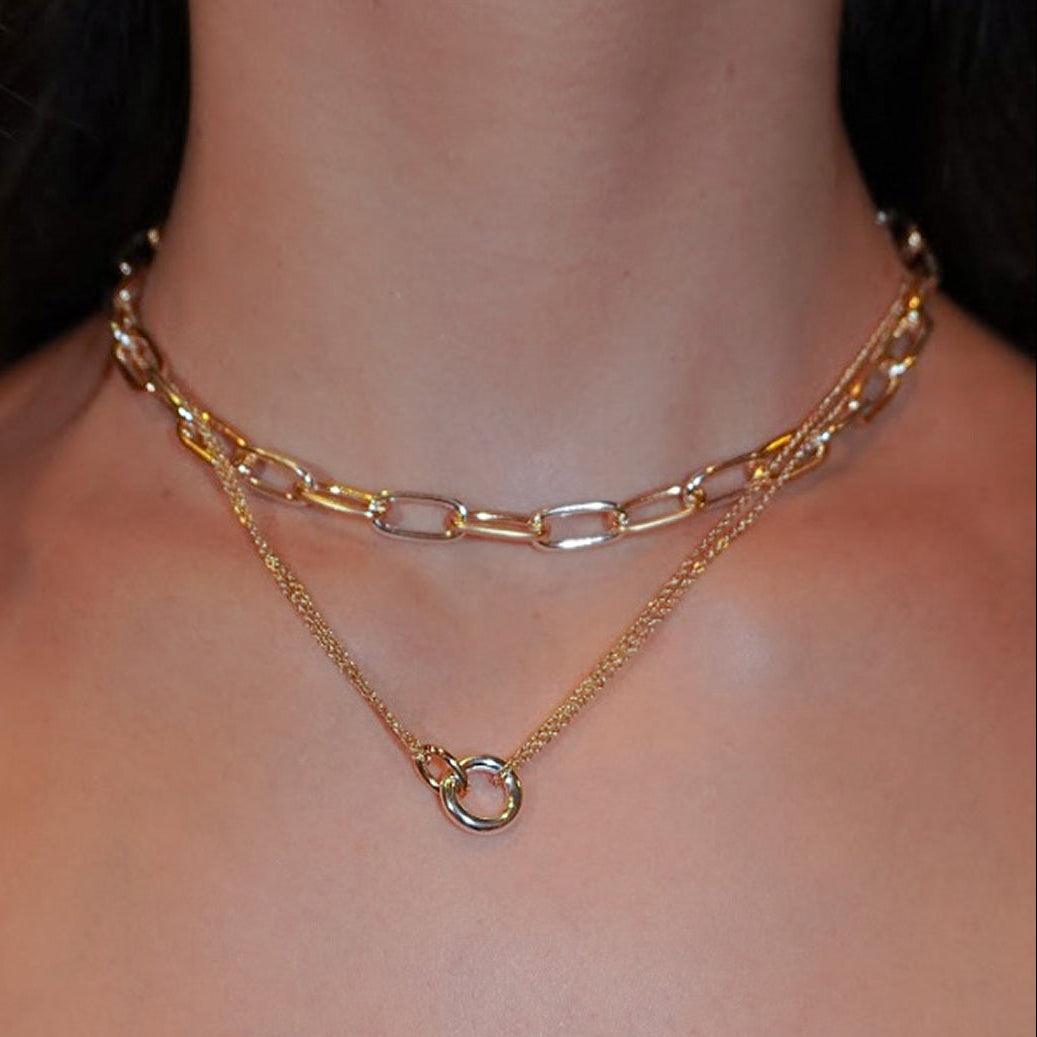 Orbit Chain Necklace - Vantage Jewelry