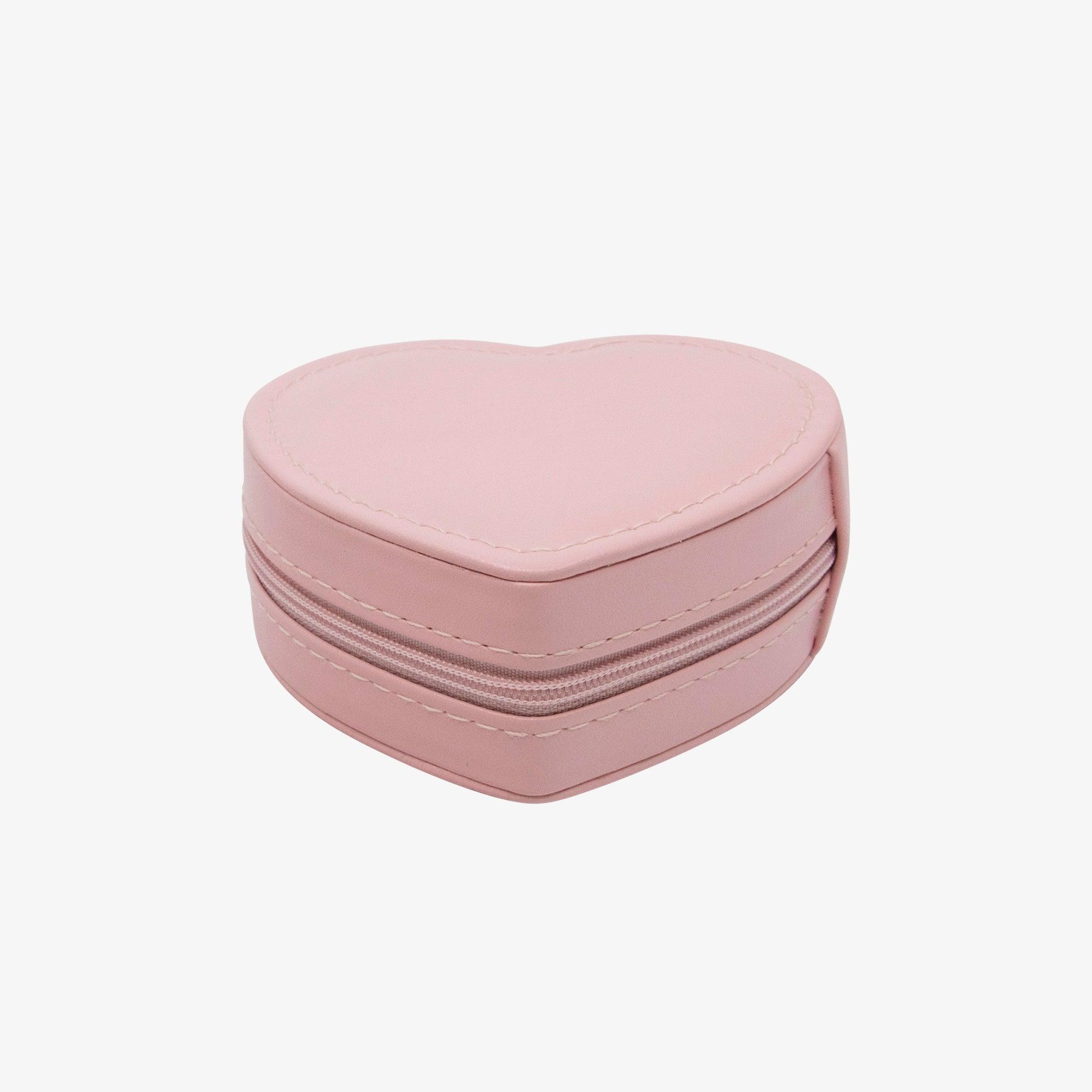 Heart-Shaped Travel Jewelry Case - Vantage Jewelry