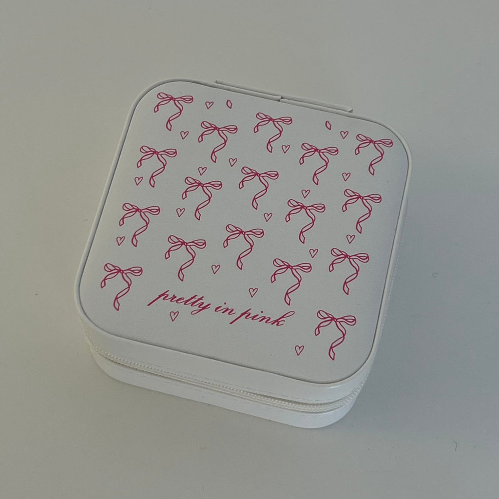 Pretty in Pink Jewelry Box - Vantage Jewelry