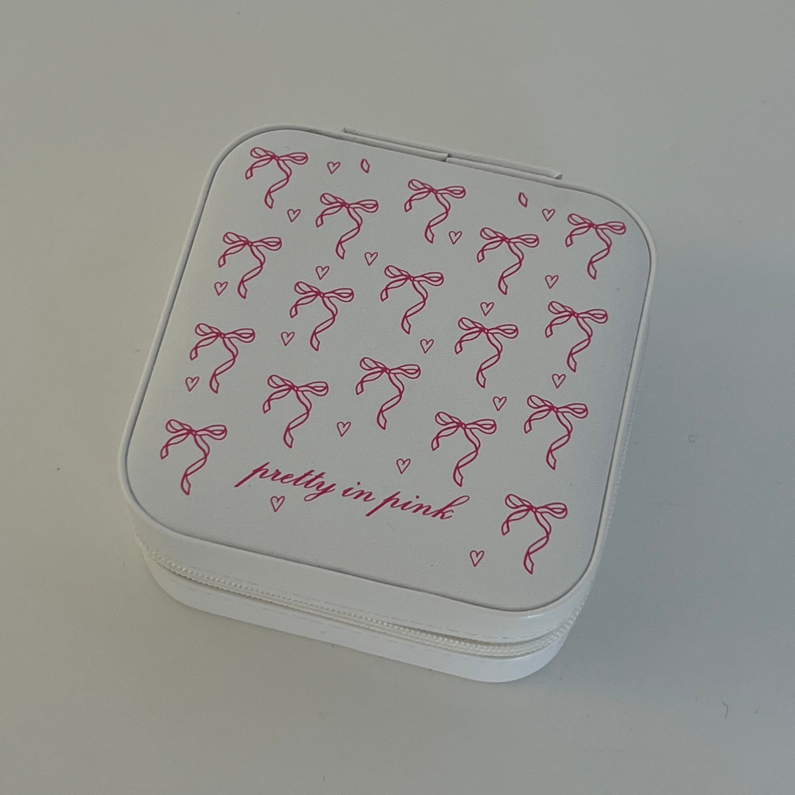 Pretty in Pink Jewelry Box - Vantage Jewelry