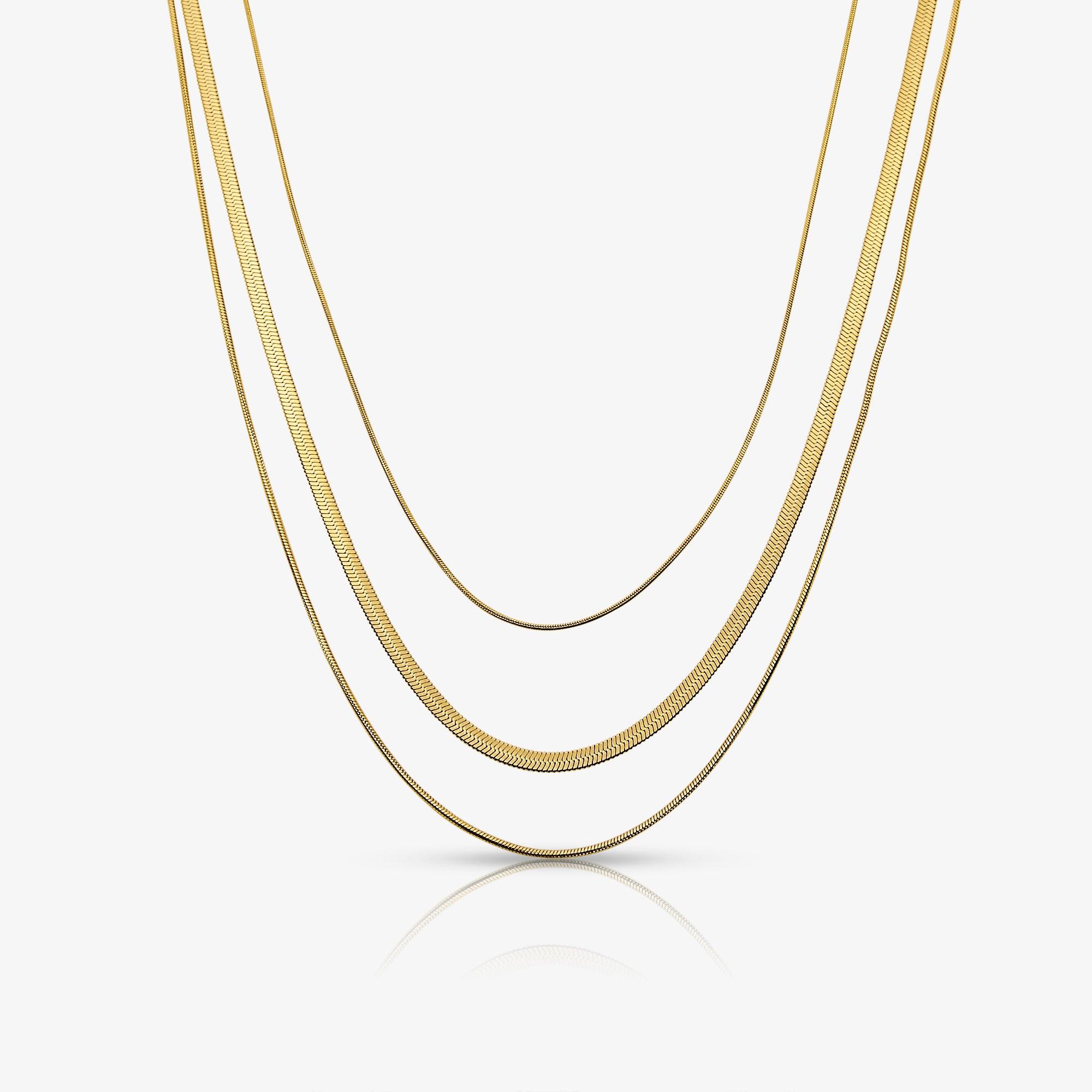 Queen Behaviour Triple Layered Necklace - Vantage Jewelry