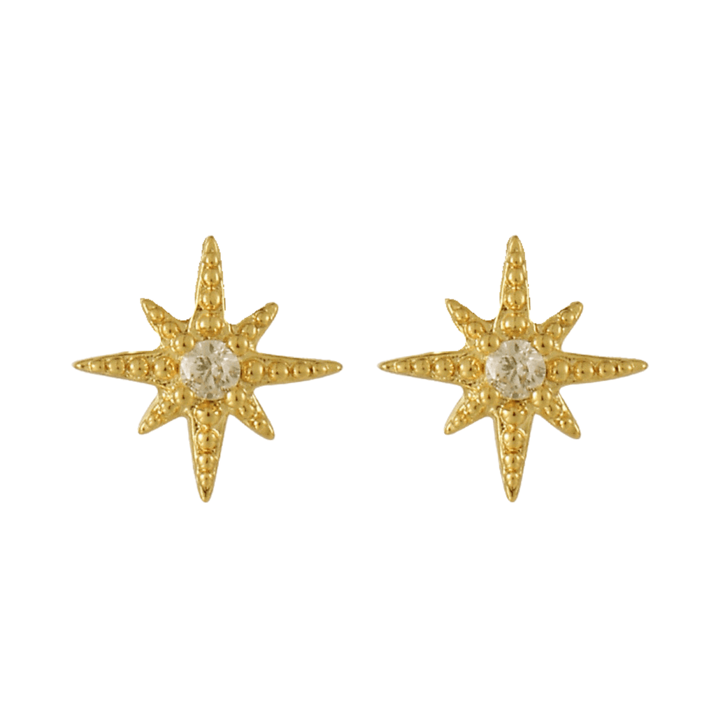 Radiant Star Earrings - Vantage Jewelry