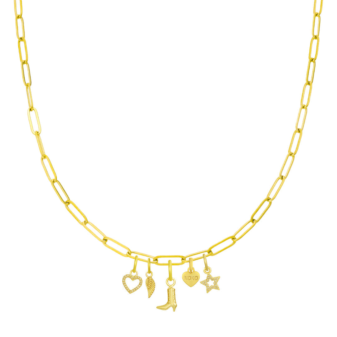 Dream Rodeo Charm Bundle Necklace - Vantage Jewelry