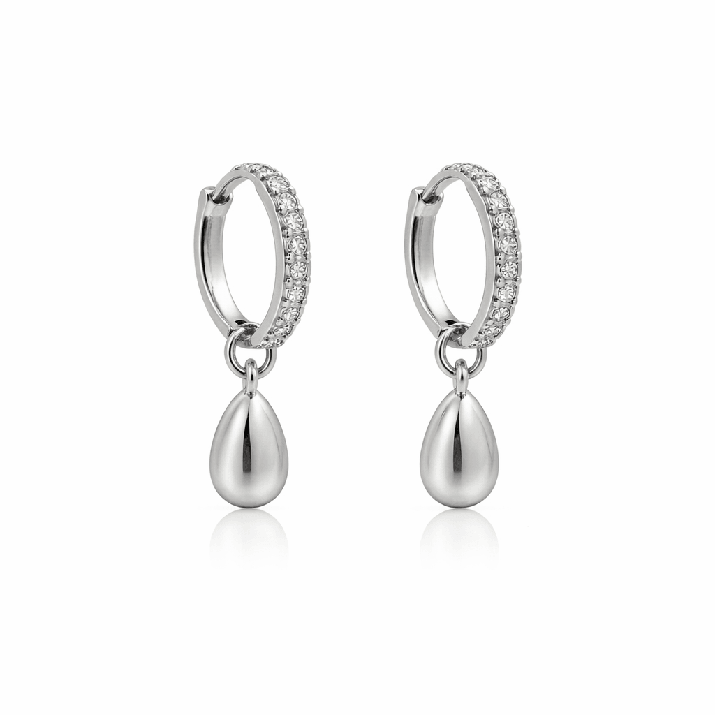 Shimmer Tear Earrings