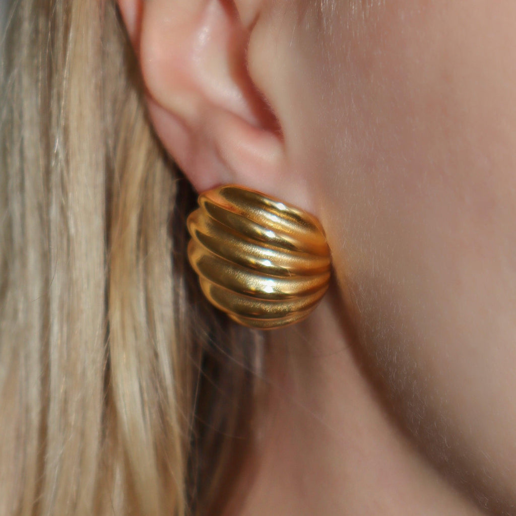 Flashback Dome Earrings - Vantage Jewelry