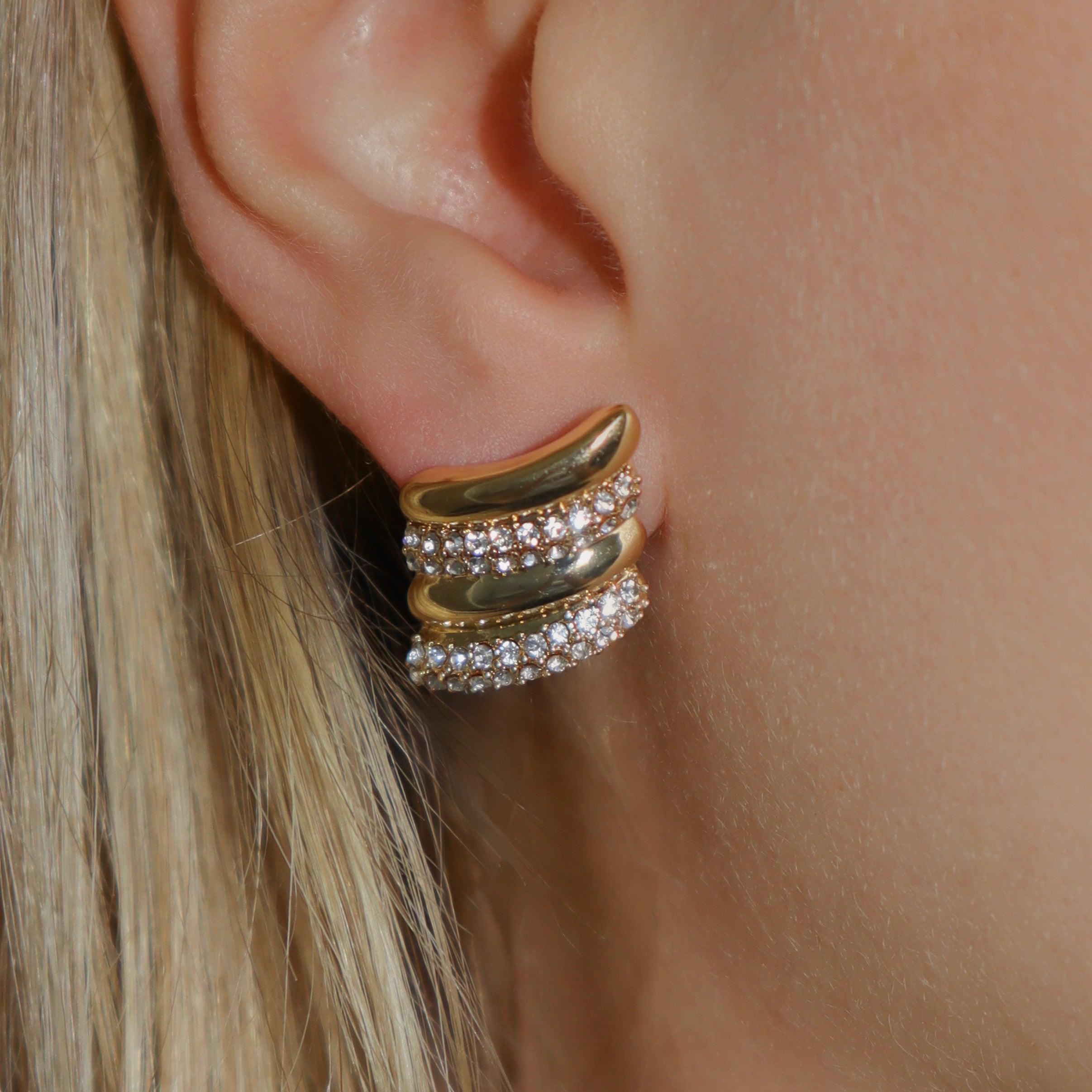 Bling Rush Earrings - Vantage Jewelry
