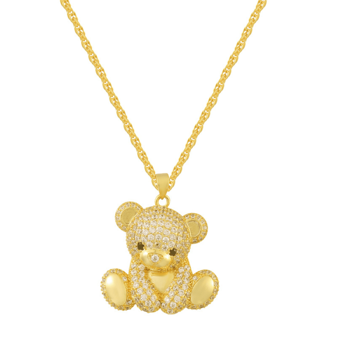 Teddy Bear Necklace - Vantage Jewelry