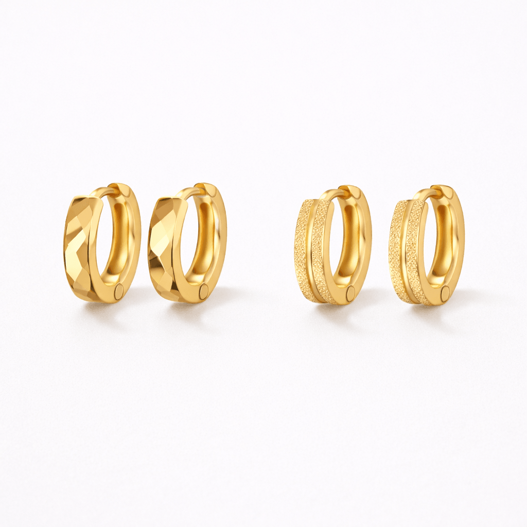 Twice As Nice Hoop Earring Pack - Vantage Jewelry