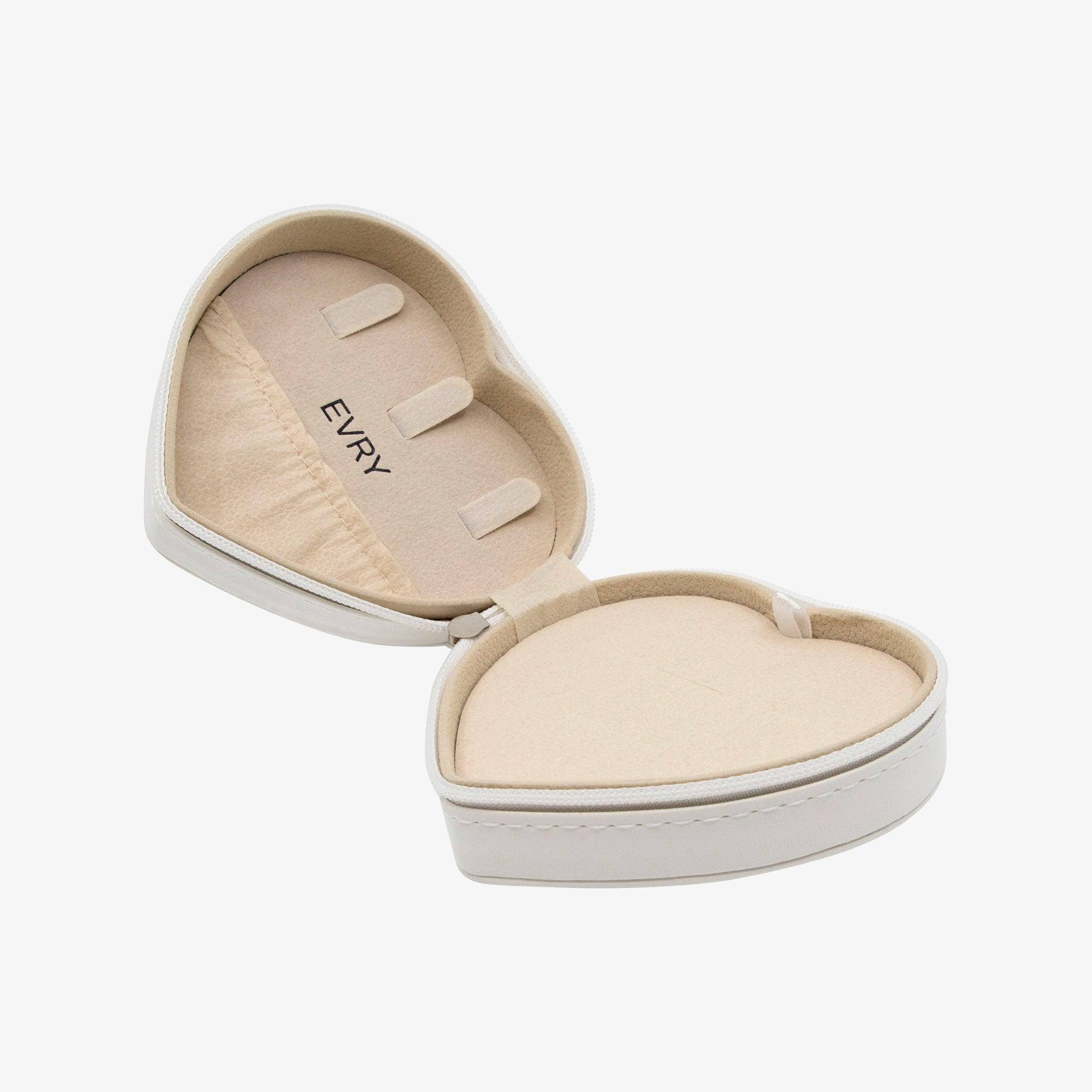 Heart-Shaped Travel Jewelry Case - Vantage Jewelry